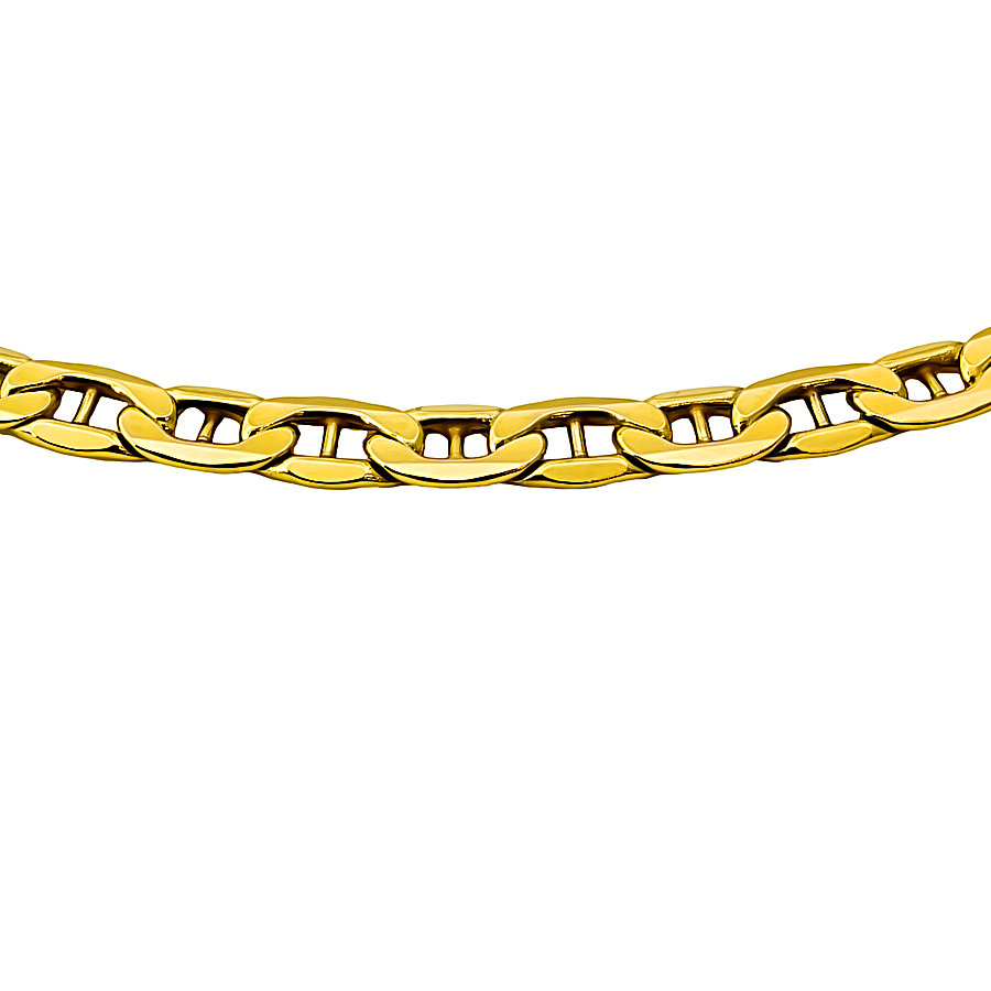 9ct Gold (Hollow) 7.4g 18 inch Marine Chain